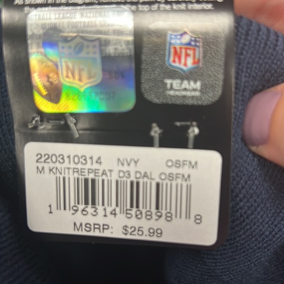 NFL Cowboys Beanie NWT - Picture 4 of 6